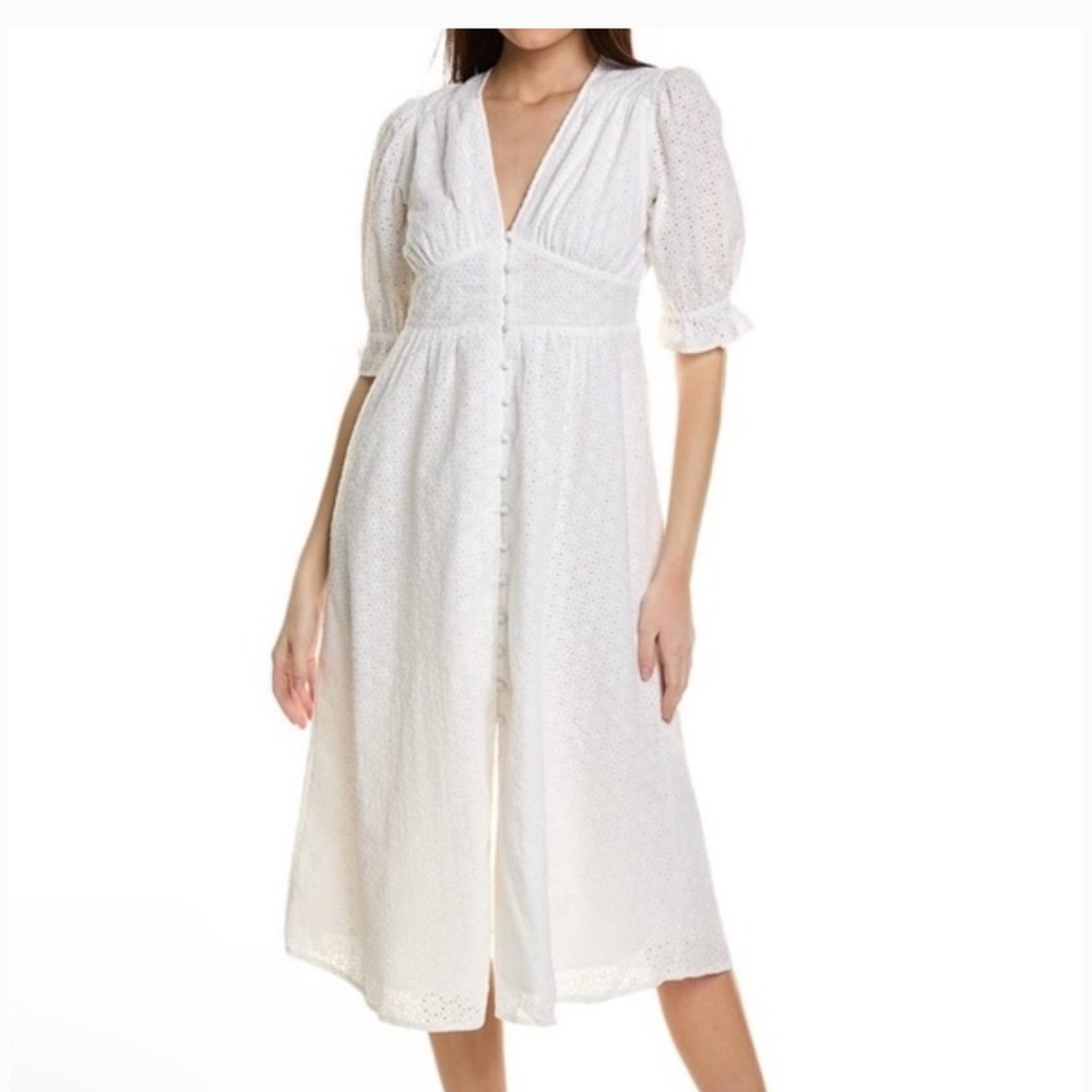 Boden Broderie Midi Dress